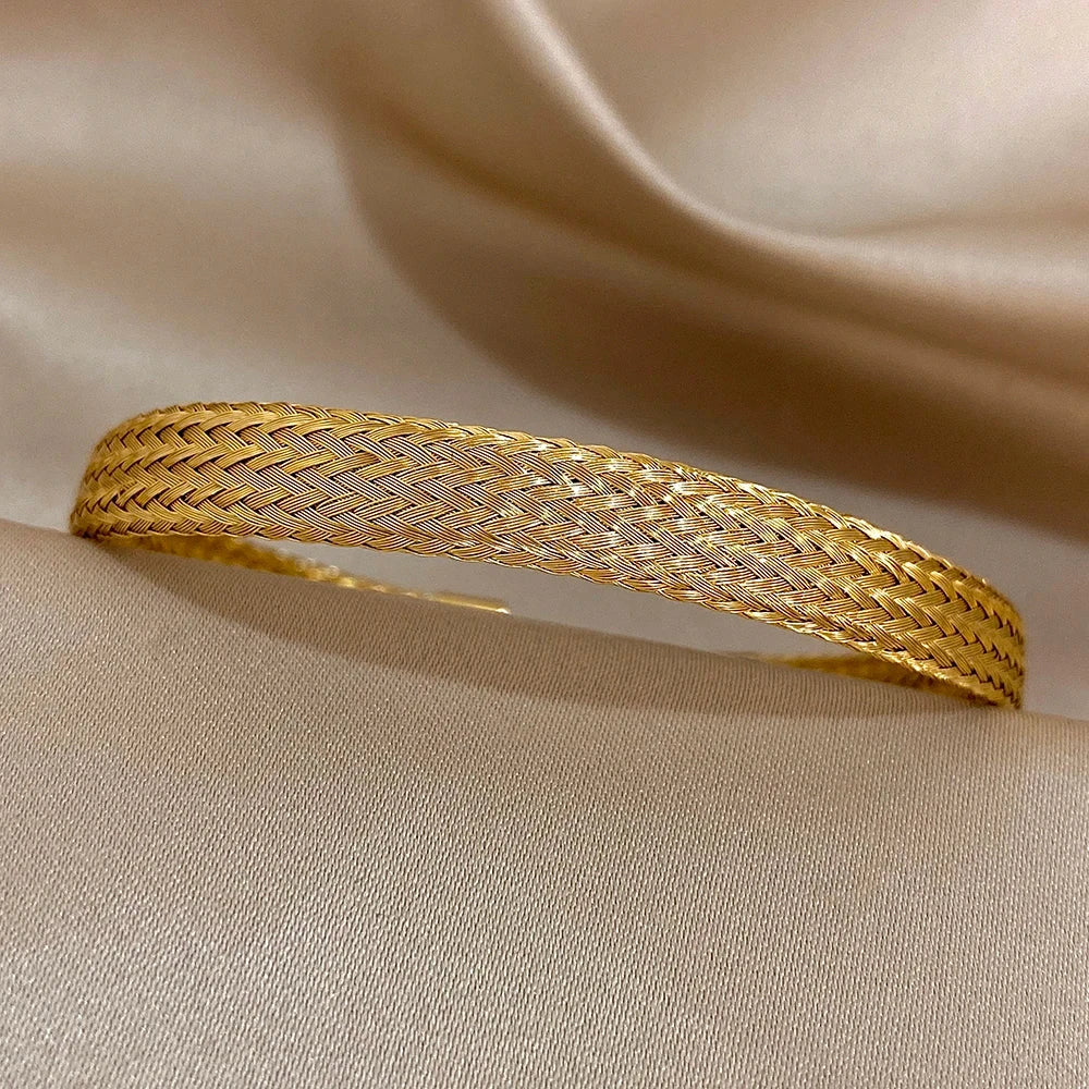 Woven Cuff Bangle Greatera