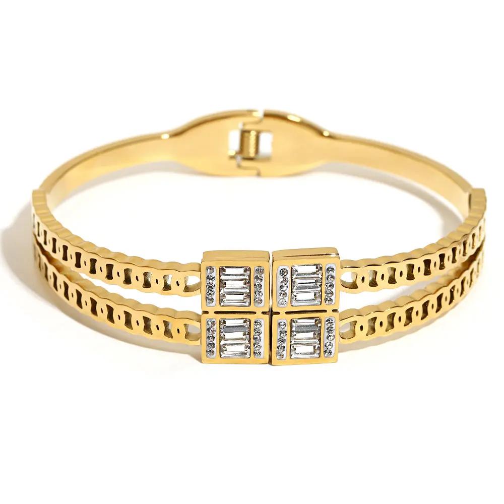 Liliana Crystal Double Cuff DIEYURO