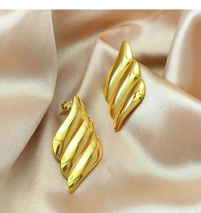 Vintage Earrings 18k gold plated for Sensitive Skin Luxury Minimalist Jewelry for Women Daily Accessories ARDEINAL