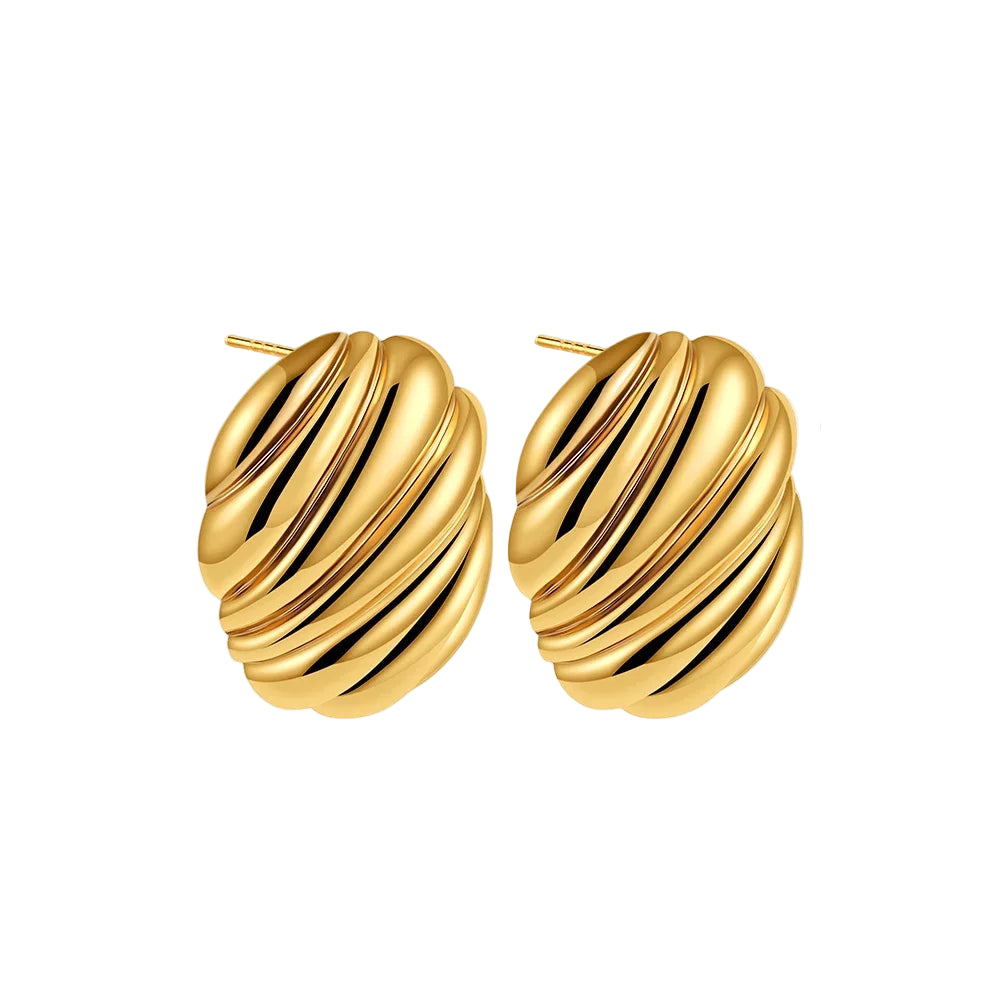 Hypoallergenic Gold hoop earrings 
