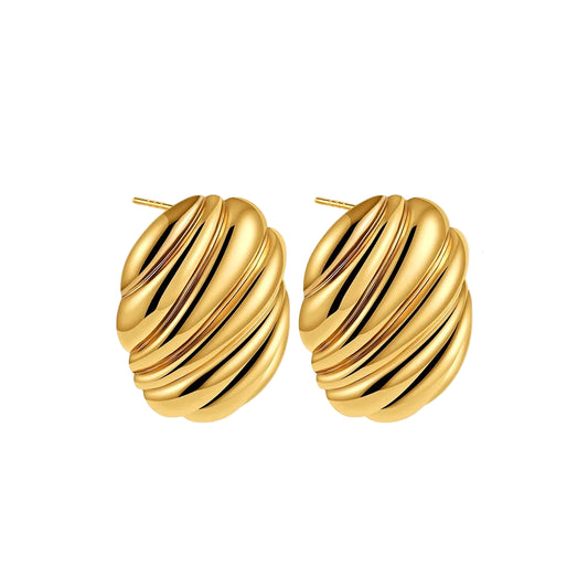 Hypoallergenic Gold hoop earrings 