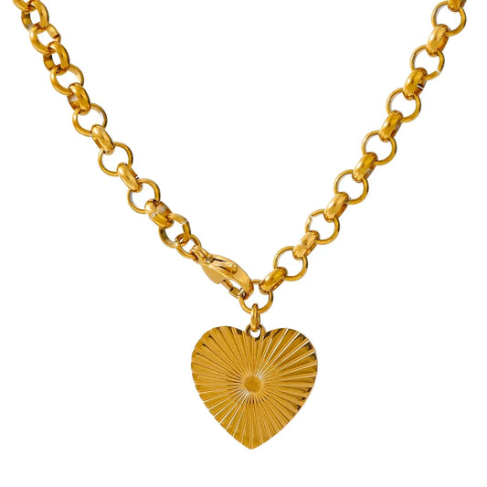 18K Gold True Heart Necklace