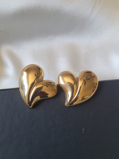 Samantha Chunky Heart Earrings 