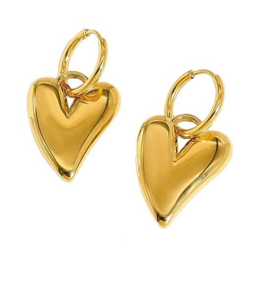 Lexi Twisted Heart Earrings ARDEINAL