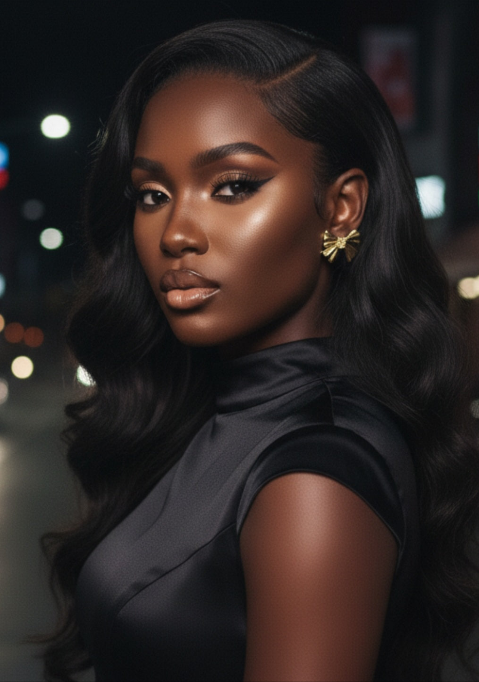 Bowtie Crystal Earrings Yhpup