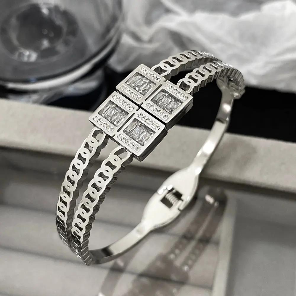 Silver Crystal Bracelet