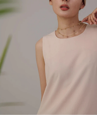 Ghislaine CZ Necklace Yhpup