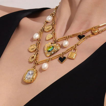 Ruby Charm Necklace Marka