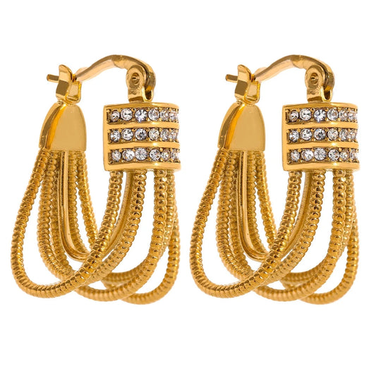 Monaco Hoop Earrings Yhpup