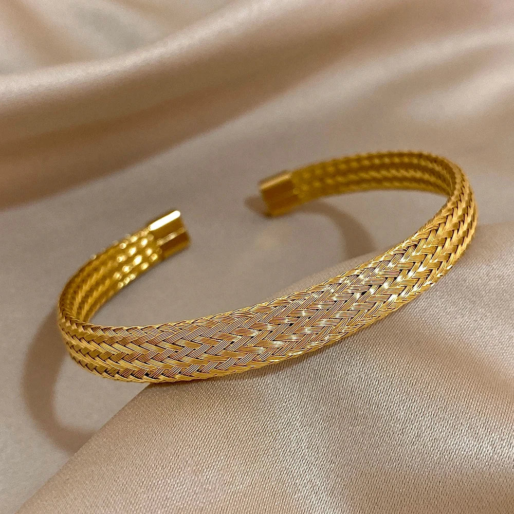 Woven Cuff Bangle Greatera