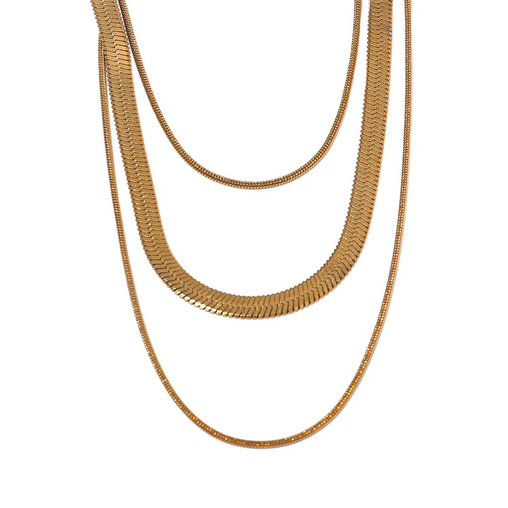 Zahara 3-Layer Necklace Yhpup