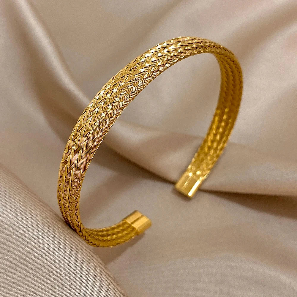 Woven Cuff Bangle Greatera