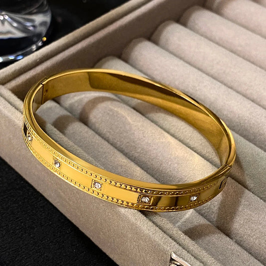 Celestial Golden Bangle Flashbuy