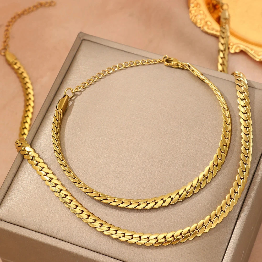 Cuban Chain Jewelry Set DOTIFI