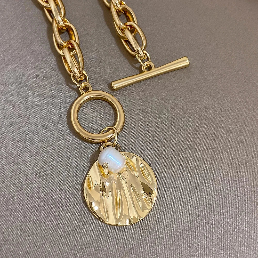 Gold Pearl Charm Bracelet Greatera