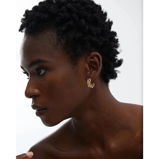 Clementine CZ Stud Earrings Yhpup