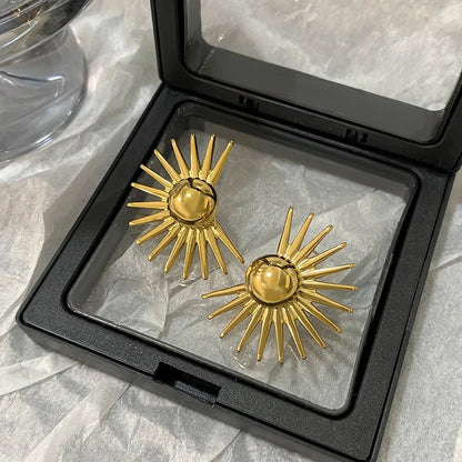 Half Sun Stud Earrings Greatera