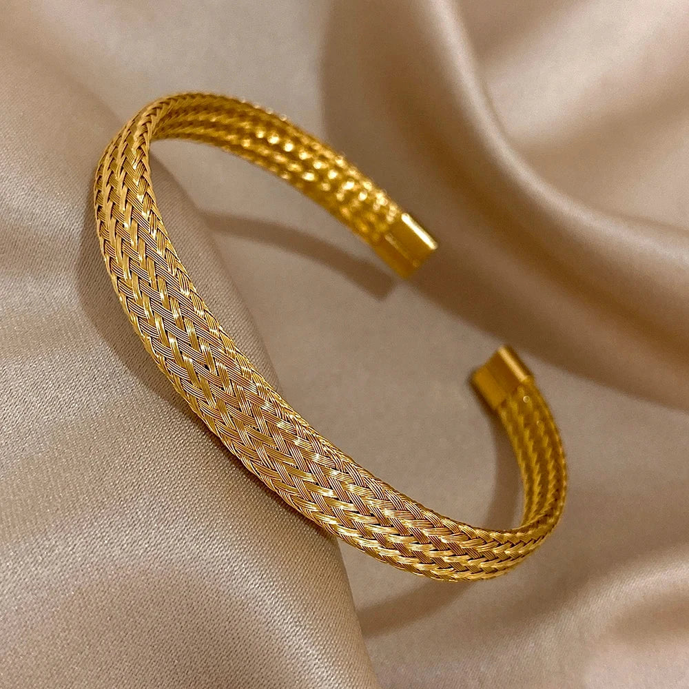 Woven Cuff Bangle Greatera
