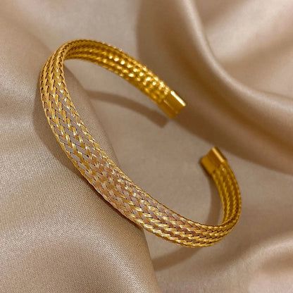 Woven Cuff Bangle Greatera