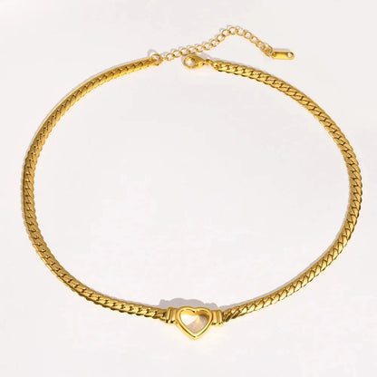 Ciara Open Heart Necklace Meaeguet