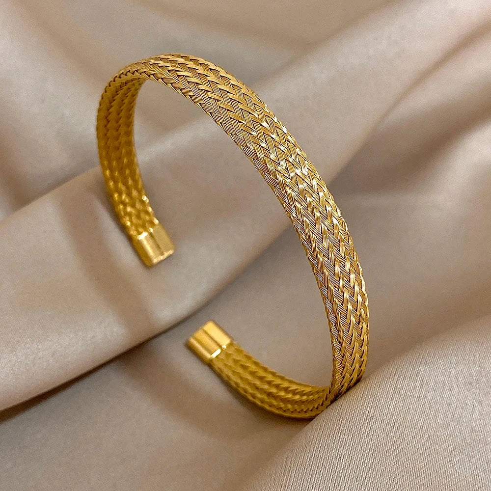 Woven Cuff Bangle Greatera