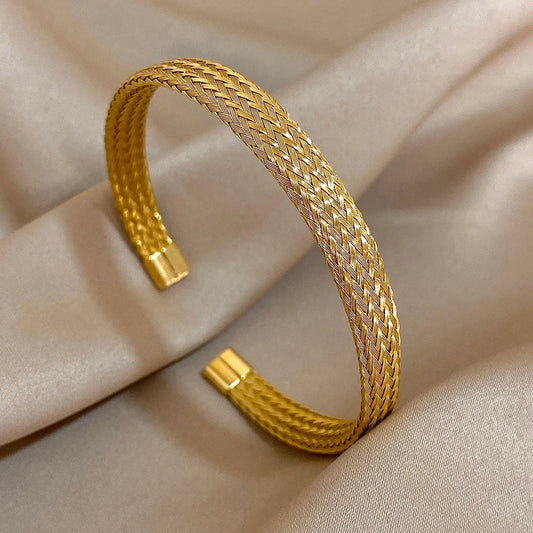 Woven Cuff Bangle Greatera