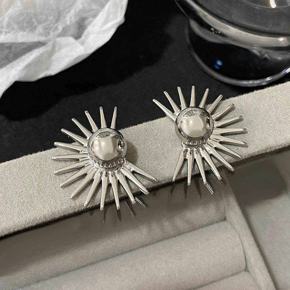Half Sun Stud Earrings Greatera