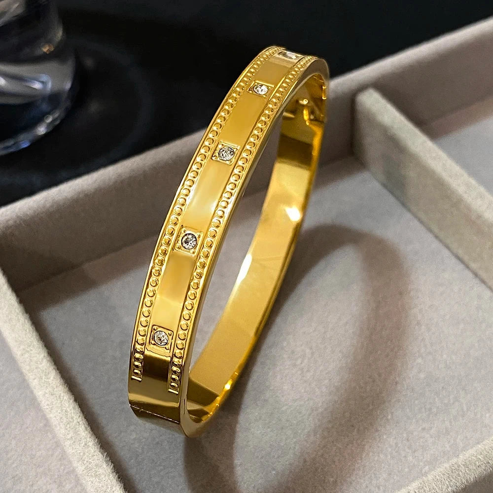 Celestial Golden Bangle Flashbuy