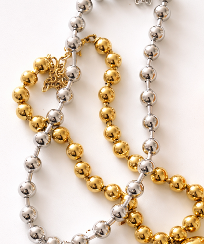 18K Gold-Plated Chunky Heart Necklace ARDEINAL